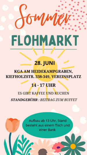 2026-06-28 Sommerflohmarkt Kga am Heidekampgraben 2026